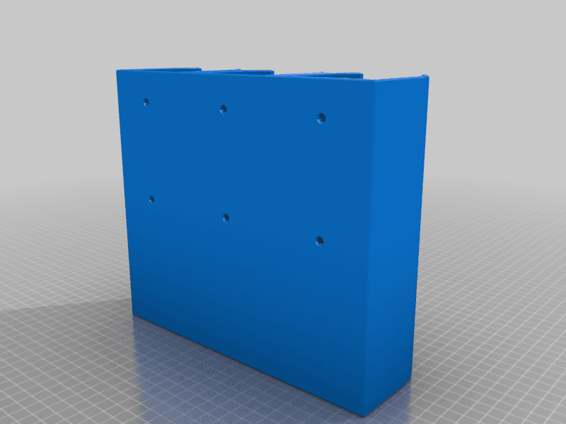 Accu drill holder with bits 3d model