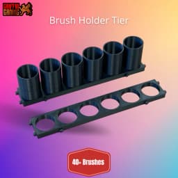 Griffin Gaming Modular Paint Rack - Brush Storage Section 3d model