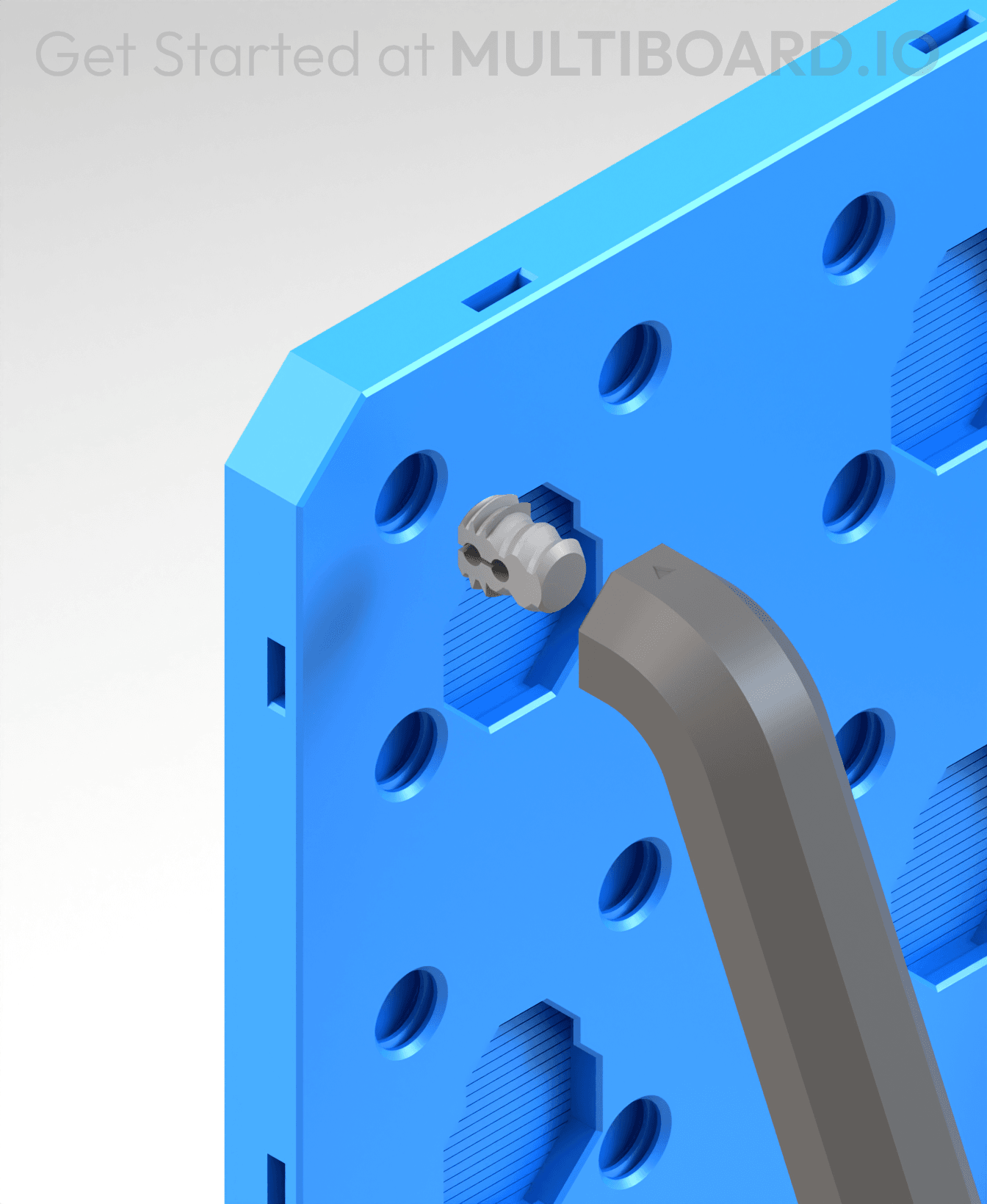 4x4 MU - Simple Bolt-Locked Shelf 3d model