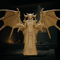 Lilith Demon Woman v2 3d model