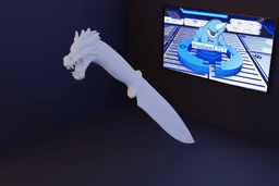 Faca cabeça de dragão.stl 3d model
