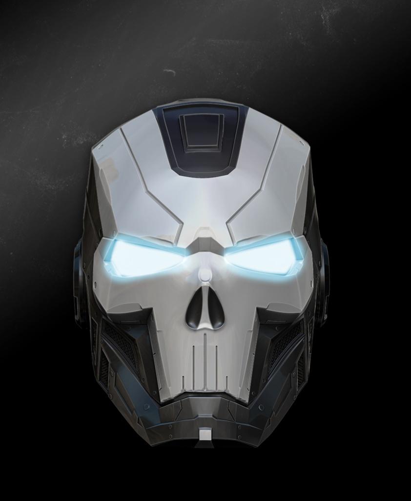 Iron Punisher helmet 3d model