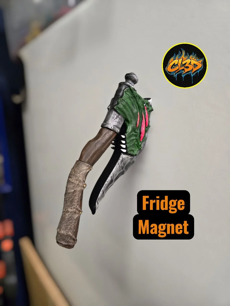 Alien Skin Axe Fridge Magnet 3d model