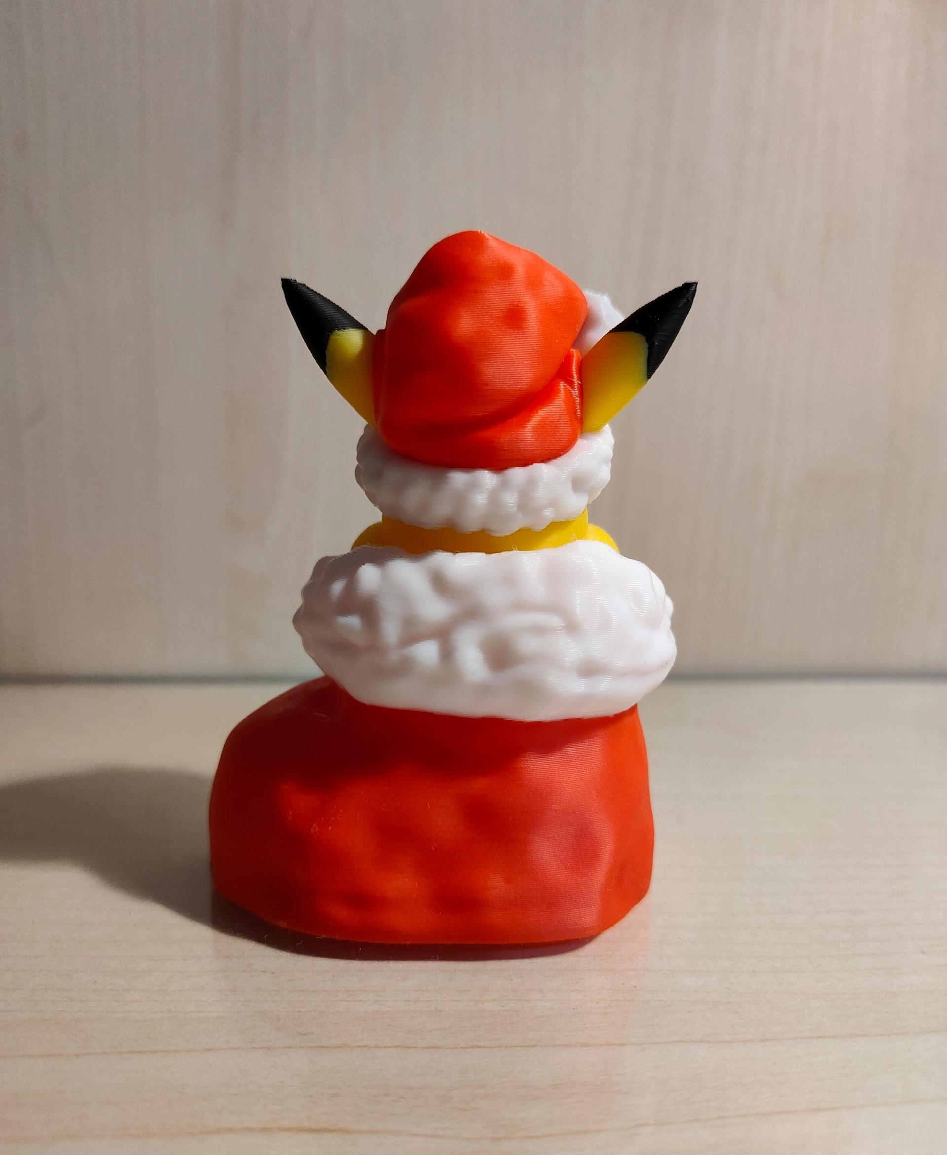 Pikachu in a Christmas Sock_Pose 1 (Normal Sock)(Fanart) - Cute :3 - 3d model