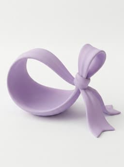Sculptural Bow Ribbon Jewelry Dish & Vanity Catchall 3d model