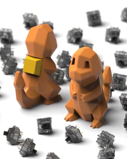Charmander - Keyboard clicker 3d model