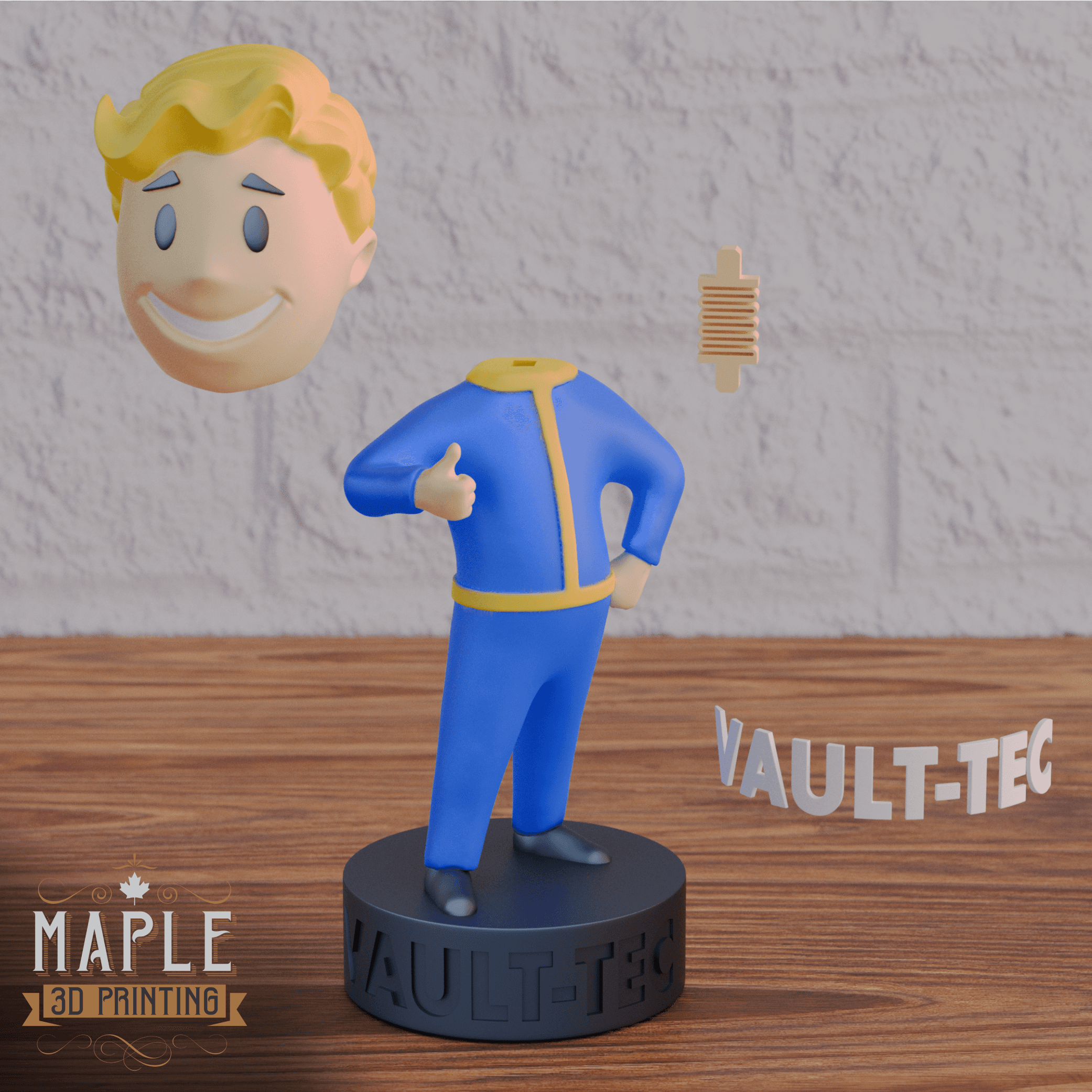 Fallout Bobble Head - Charisma 3d model