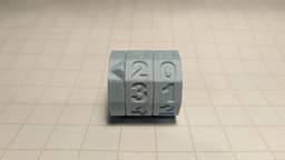 Magnetic Life Counter for MTG TCG and other games 3d model