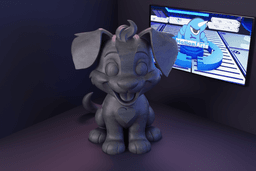 Caozinho coração.stl 3d model