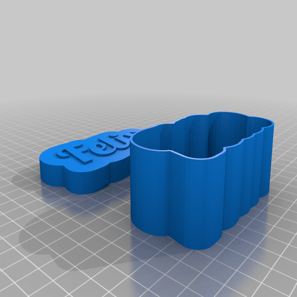 My Customized Text box_Felix 3d model