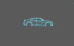 Dodge - Charger Hellcat Wall Art 3d model