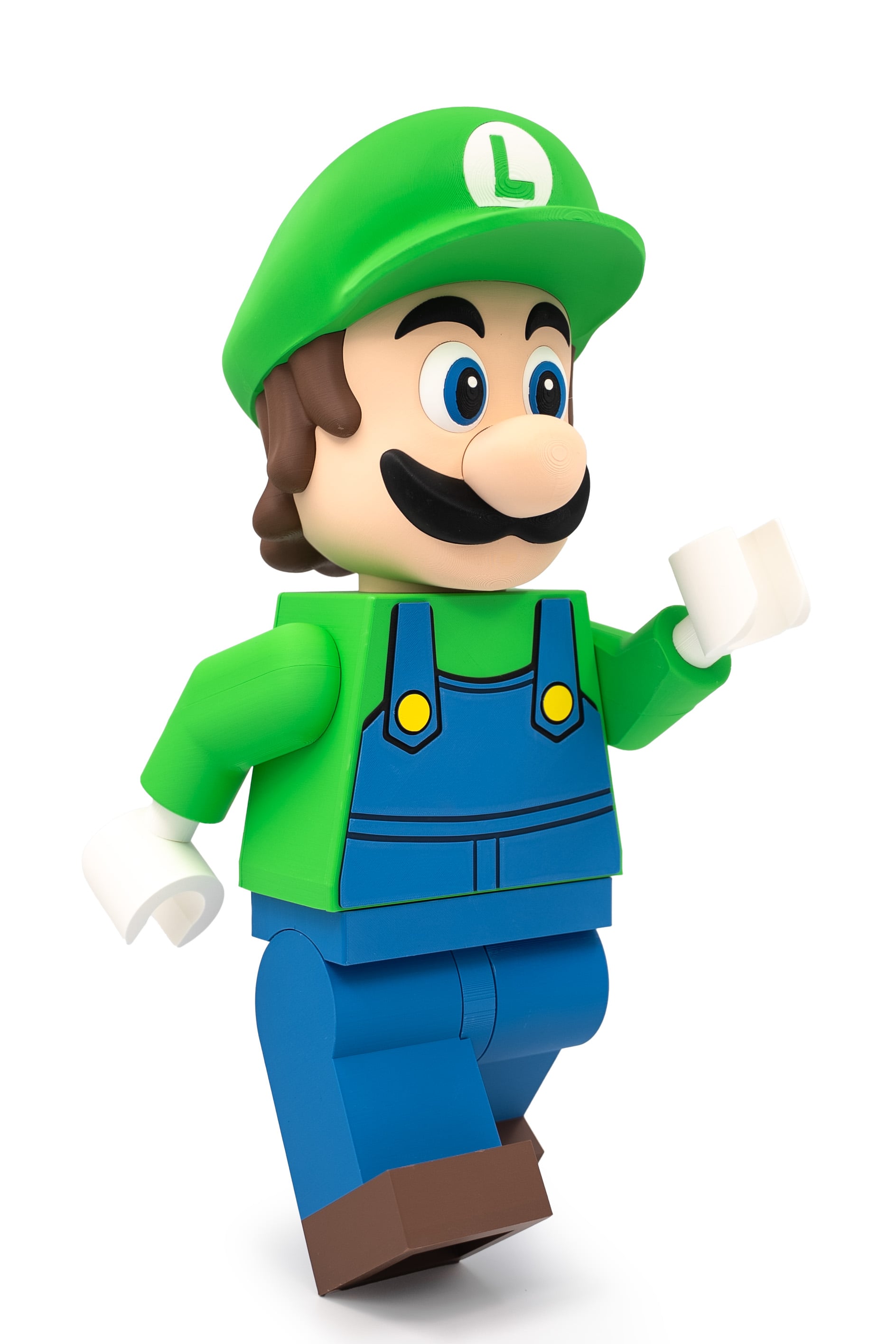 Luigi Modular Figure 3d model