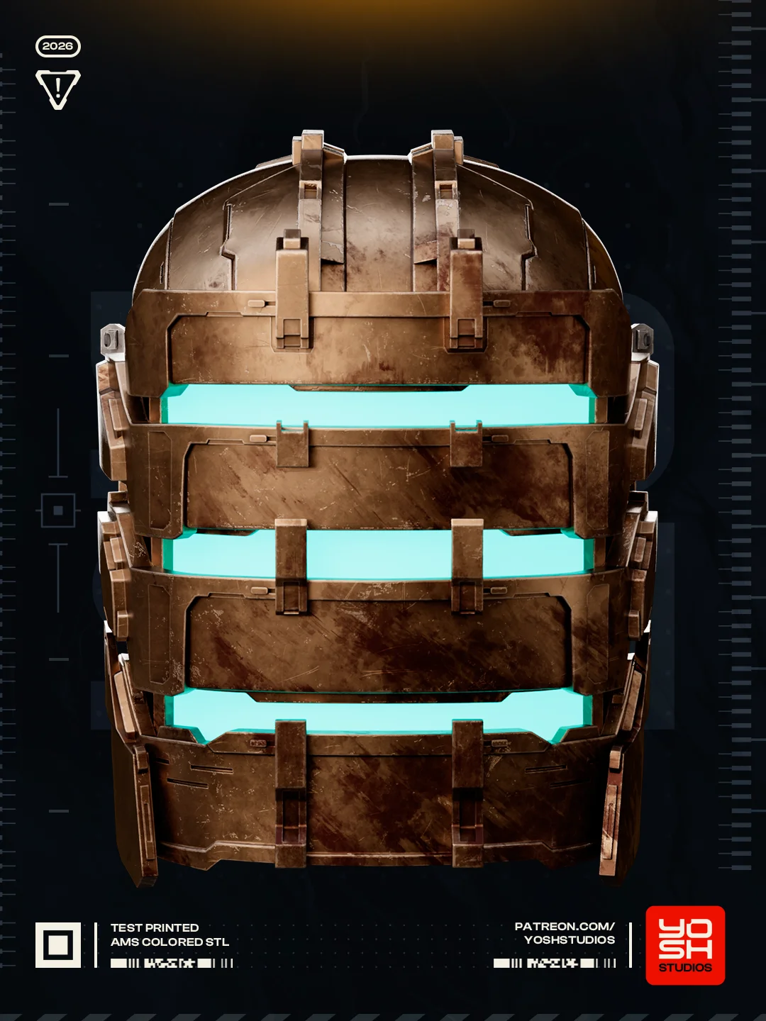 Deadspace Helmet 3D Printer STL file 3d model