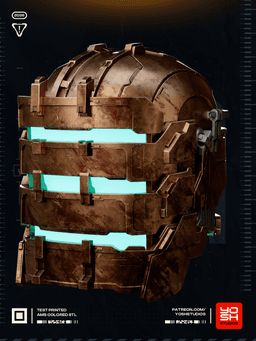 Deadspace Helmet 3D Printer STL file 3d model