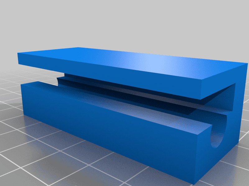 Freezer Glass Shelf Clip 3d model