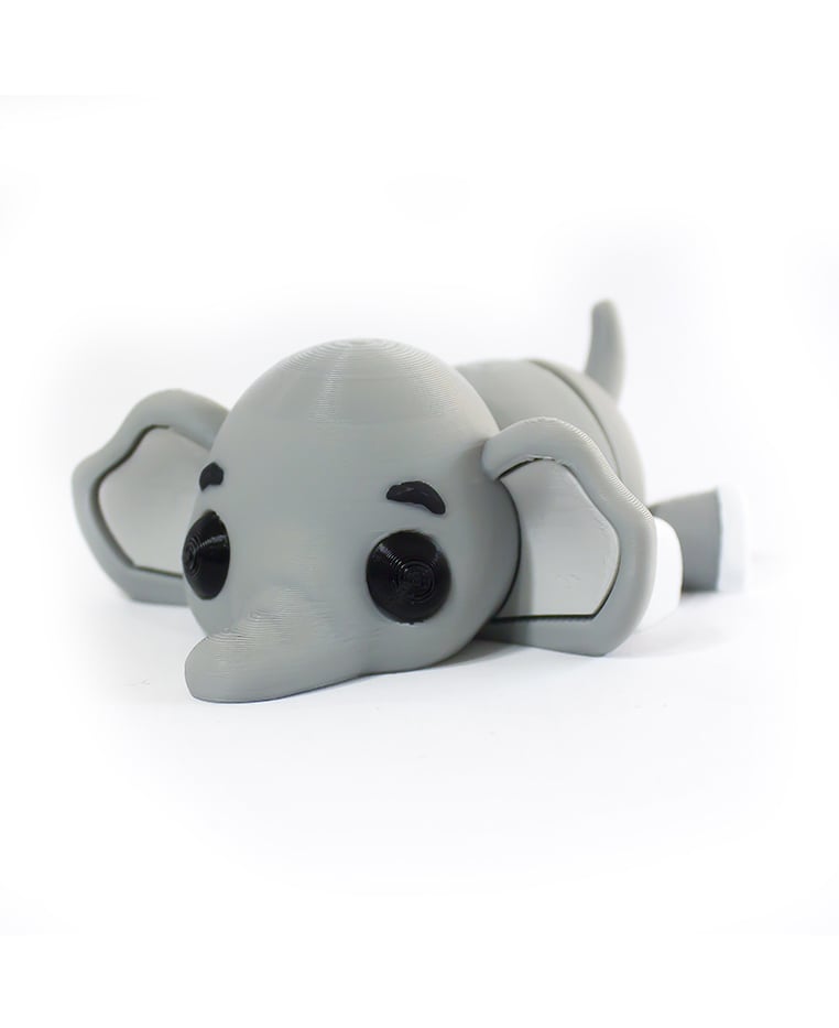 Sleepy Elephant 3d model