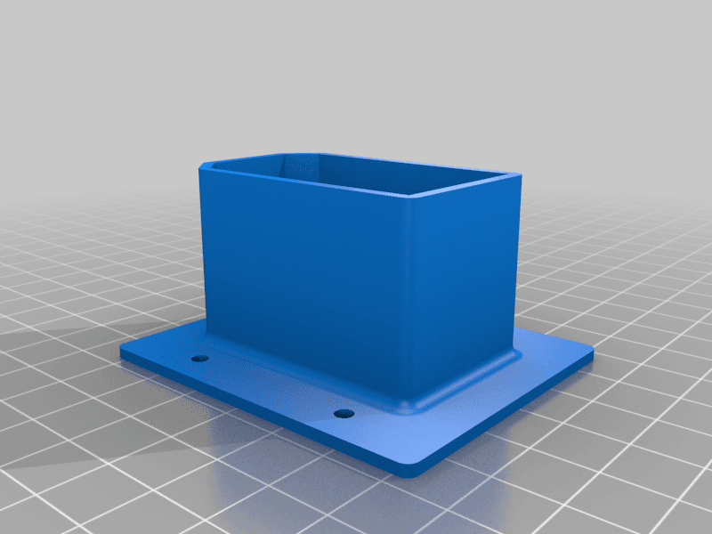 Switched AC Inlet housing 3d model