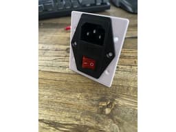 Switched AC Inlet housing 3d model