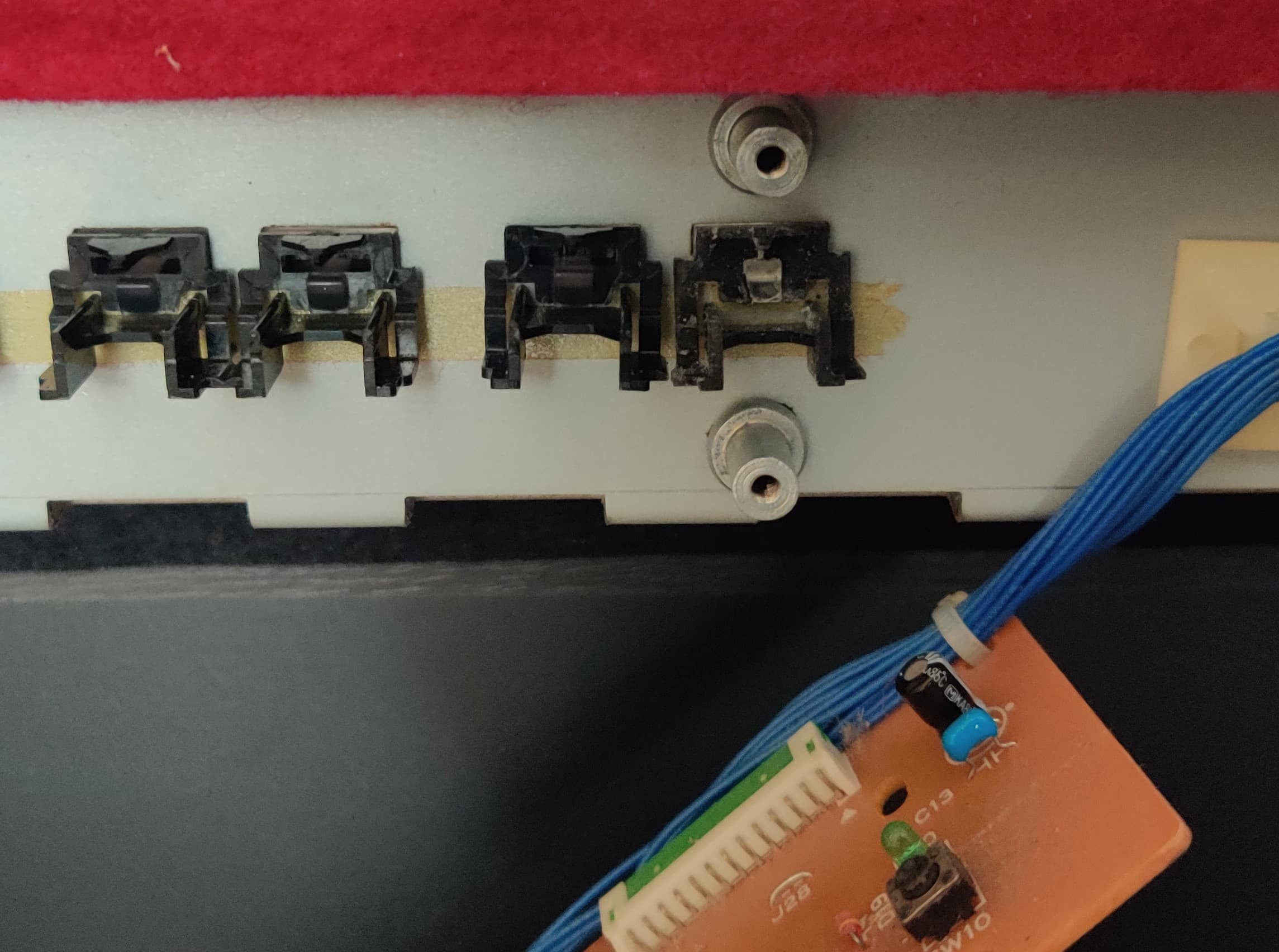 Button Cap with LED Window for Roland HP 1700 & 1700L Keyboard 3d model