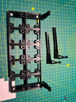 30mm Steel Lattice Gridfinity Mount 3d model
