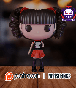 Funko style Babymetal Yuimetal 3d model