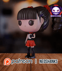 Funko style Babymetal Yuimetal 3d model