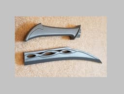 Hobbit Inspired Tauriel Blade Cosplay Replica Prop 3d model