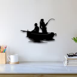 Fisher Man Wall Art 3d model