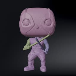 Funko Pop Deadpool From Deadpool +& Wolverine 3d model