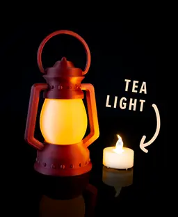 Mini Tea Light Lantern 3d model