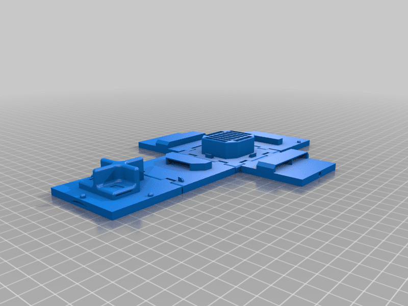 Mario Cube Switch Game Case, Foldable Print in Place 3d model