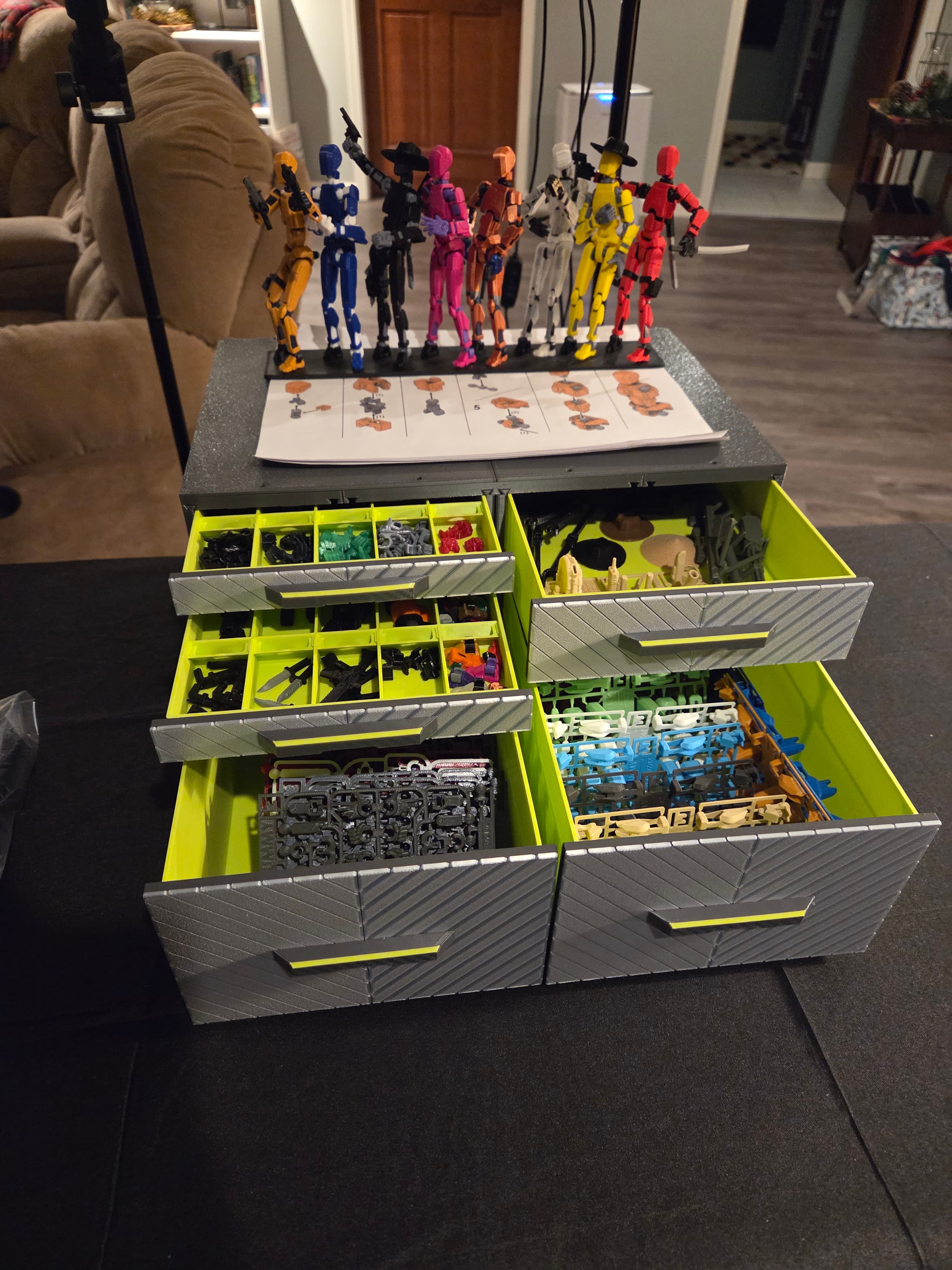 This was a great project from start to finish. Perfect customized storage for my dummy 13 obsession!