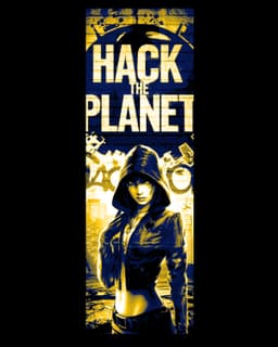 Hack the planet - Hackers take over the world - Set of bookmarks 3d model