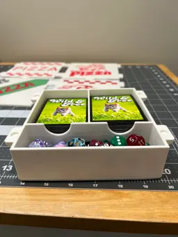 Pizza Deck Box with Swappable Lids 3d model
