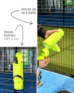 Padel Fence Rack - Gear Organizer 3d model