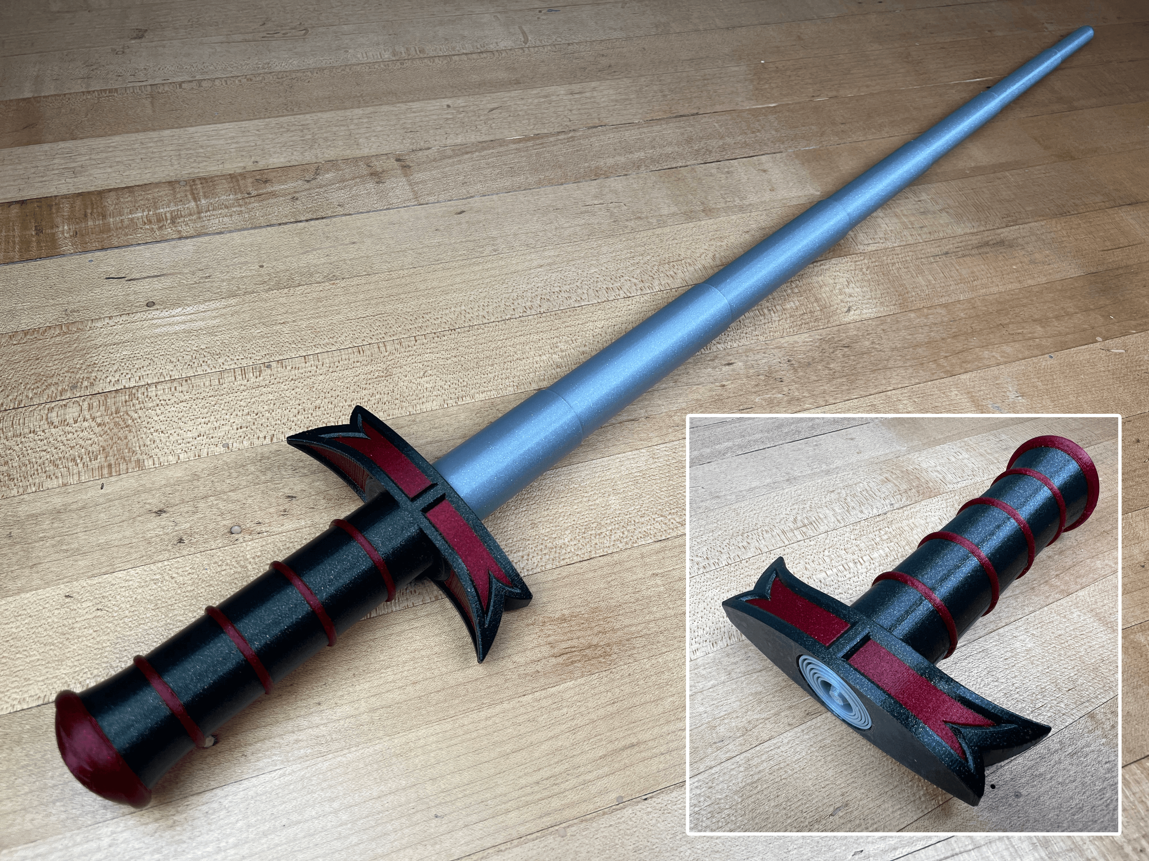 Collapsing Broadsword Multi-Color 3d model