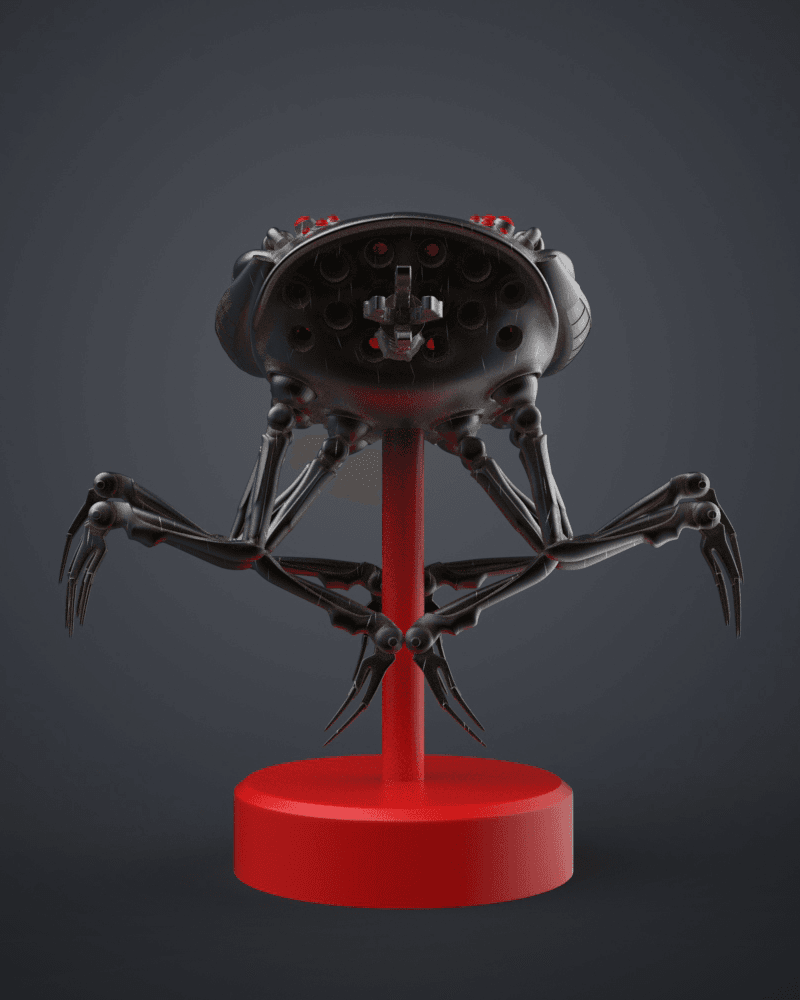Posable Sentinel - The Matrix 3d model