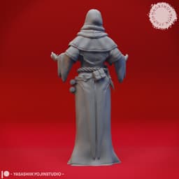 Cultists - Tabletop Miniatures (Pre-Supported) 3d model