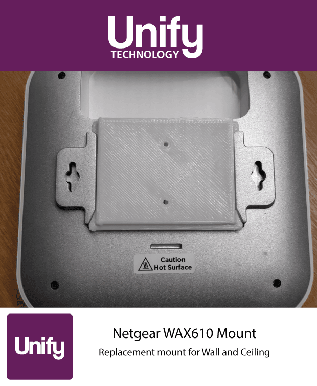 Netgear WAX610 Wall or Ceiling Mount 3d model