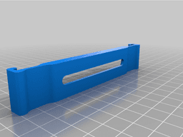 license plate holder 3d model