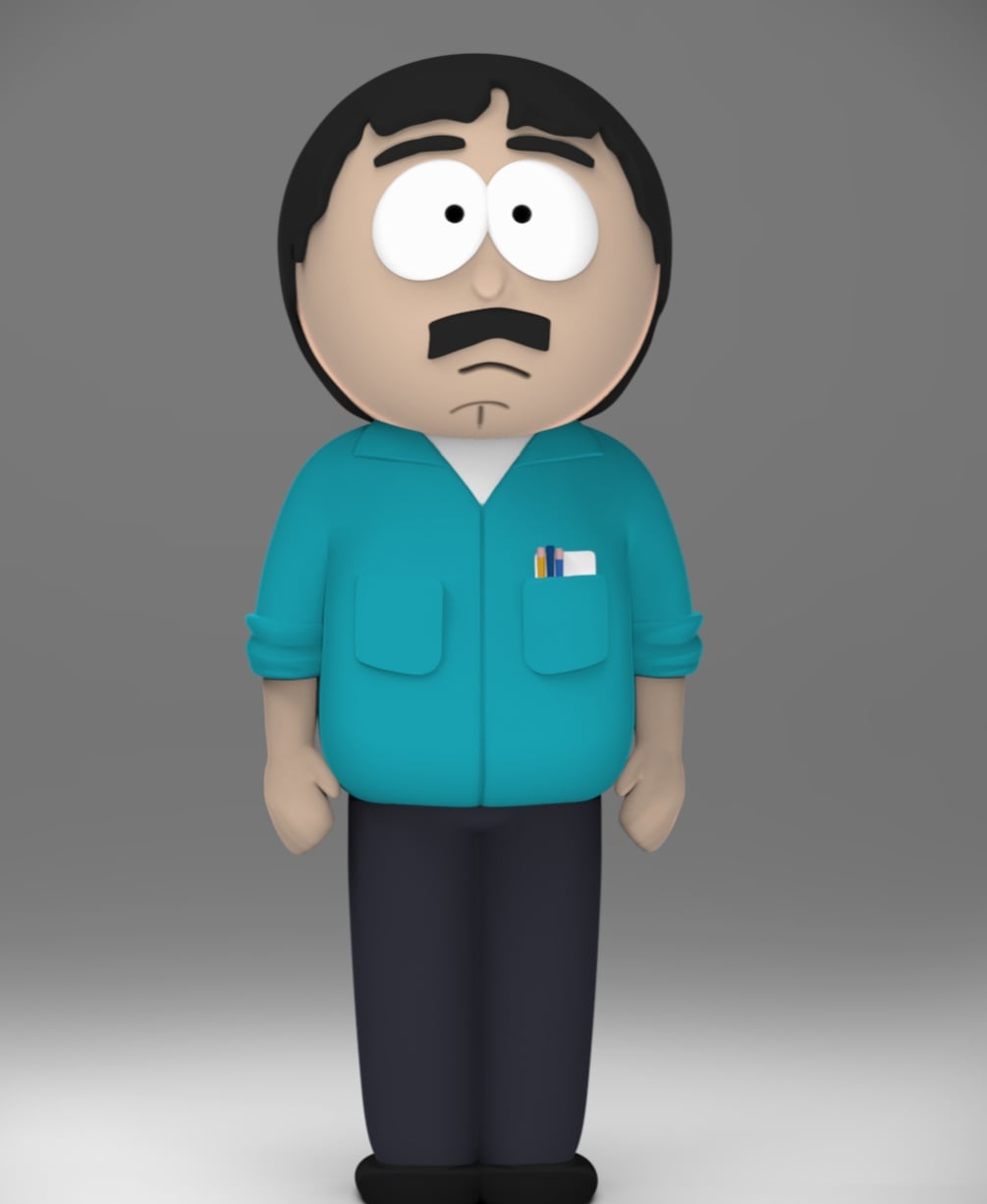 Randy -South Park 3d model