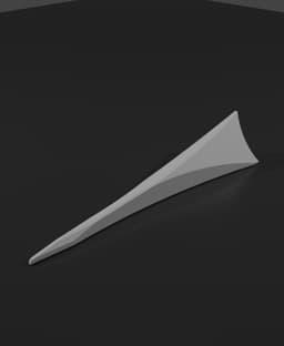Triangular Golf Tee 3d model
