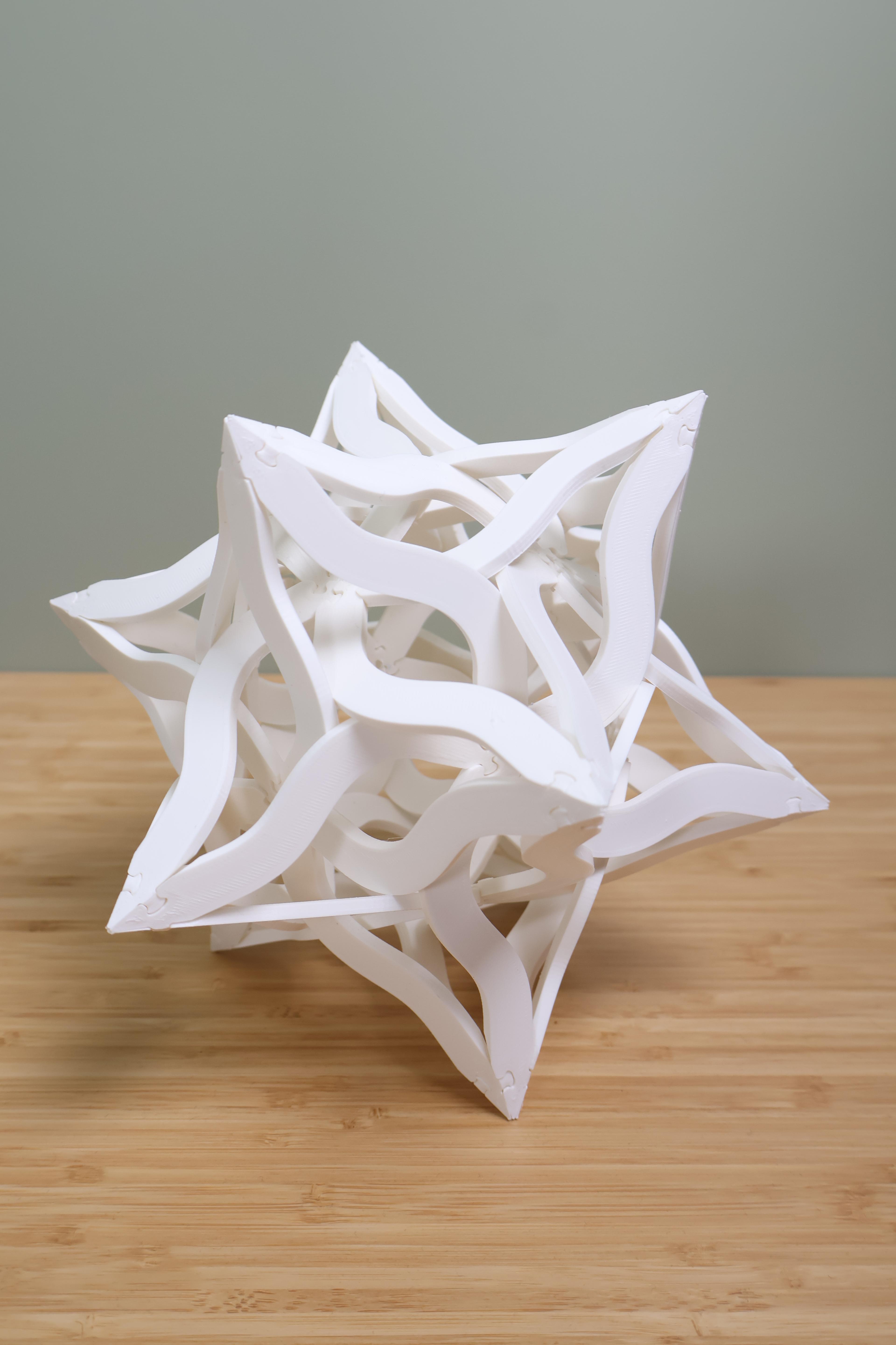 Stellated Dodecahedron Puzzle 3d model