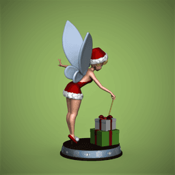Santa Tinkerbell -Christmas 3d model