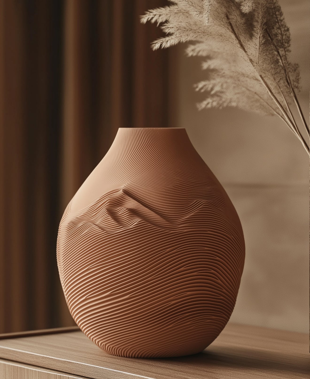 Desert Flower Vase – A Timeless Tribute to Nature's Elegance 3d model