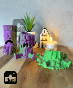 The Secret Life of Candles Set of 3 / No Supports 3d model