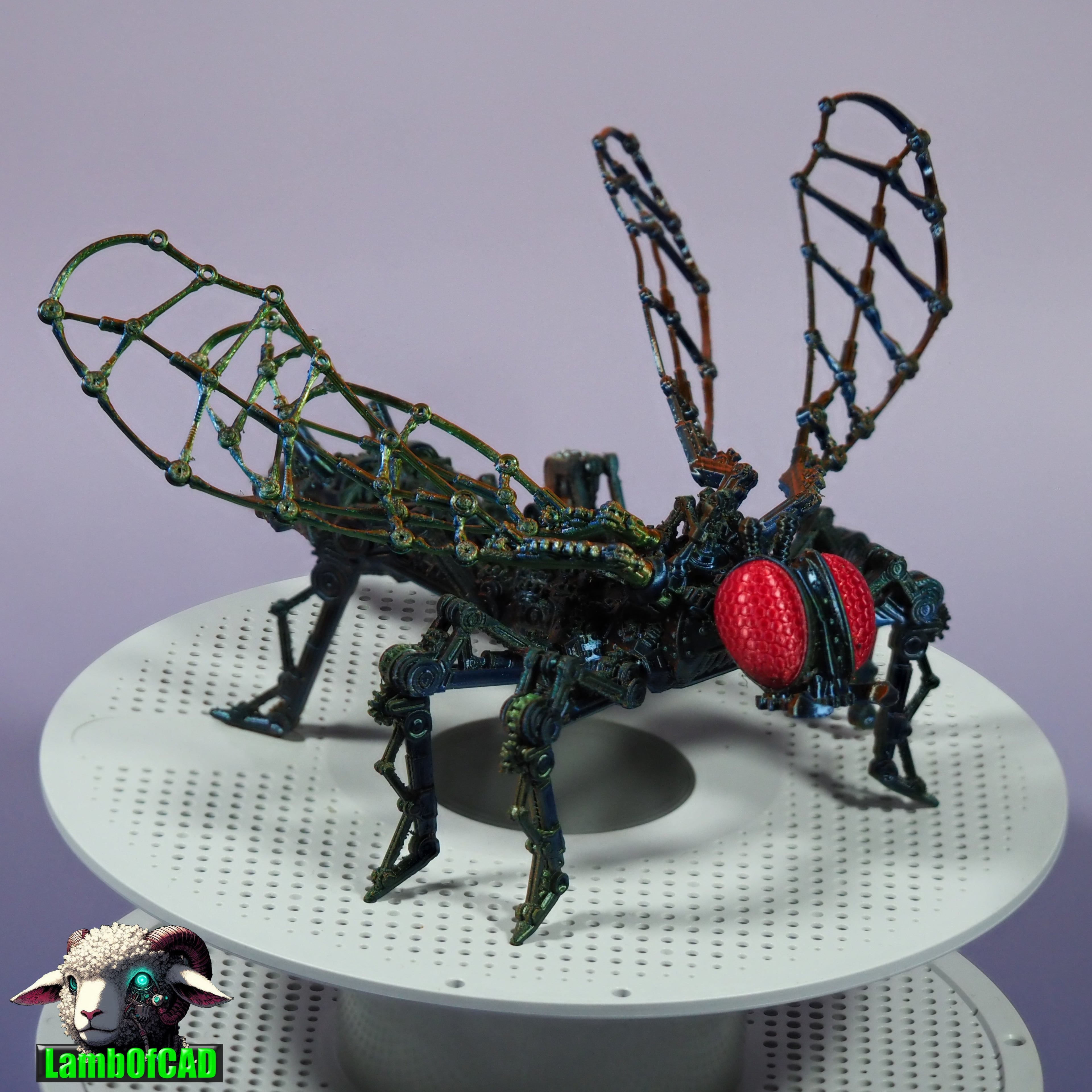 Steampunk Wasp, Articulated 3d model
