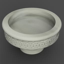 decorative planter - vase - candy dish -Urn 3d model