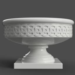 decorative planter - vase - candy dish -Urn 3d model