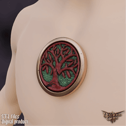 Fantasy Halsin Cemp Outfit Logo Baldurs Gate 3 3d model